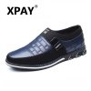 XPAY Genuine Leather Men Casual Shoes Brand 2019 Mens Loafers Moccasins Breathable