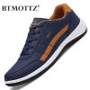 Leather Men Shoes Luxury Brand England Trend Casual Shoes Men Sneakers Italian Breathable Leisure