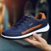 Leather Men Shoes Luxury Brand England Trend Casual Shoes Men Sneakers Italian Breathable Leisure